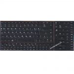 Korean-english keyboard sticker for mini keyboard black