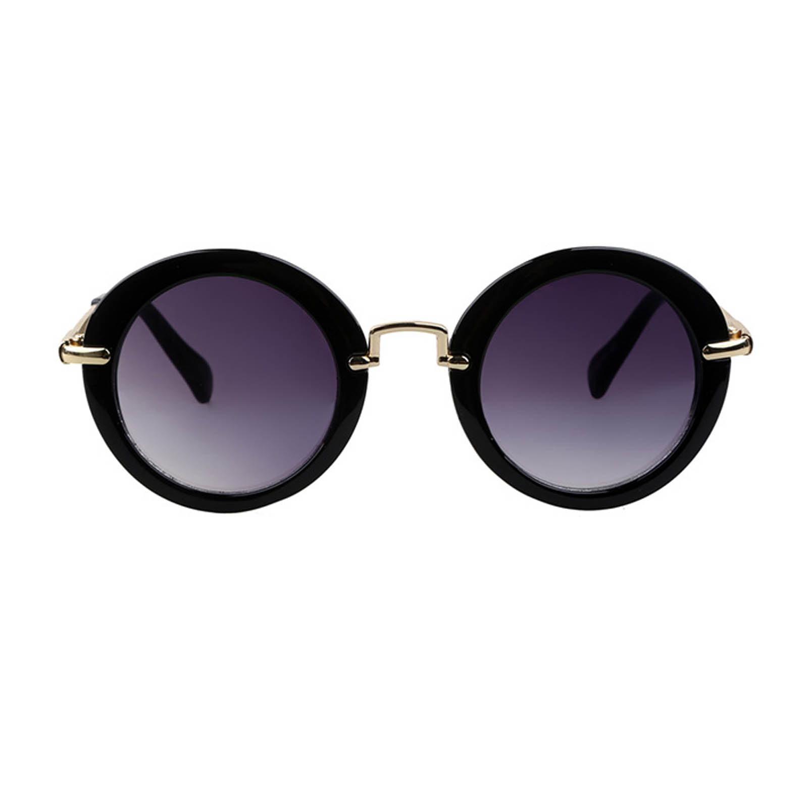 OWL ® 045 C6 Round Eyewear Sunglasses Women’s Men’s Metal Round Circle ...